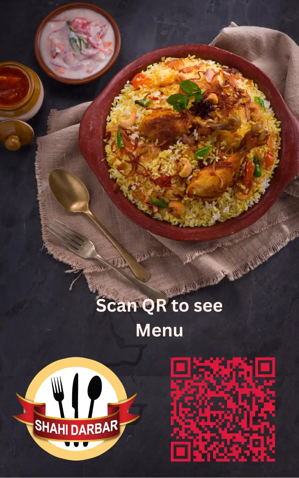 scan qr to see menu